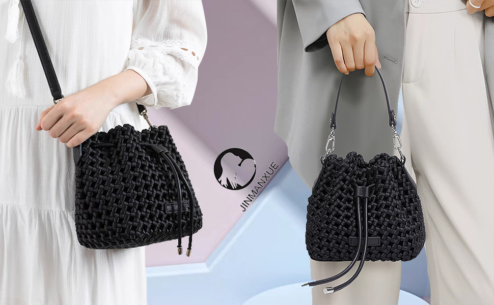 Amazon.com: JINMANXUE Fashion Hollow Bucket Tote Bag For