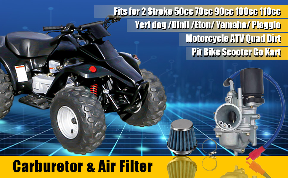 Carburetor & Air Filter Fits for Polaris Sportsman Predator