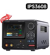 FNIRSI IPS3608 DC Power Supply Variable, 36V 8A Bench Power Supply with <10mV Low Ripple, Aluminu...
