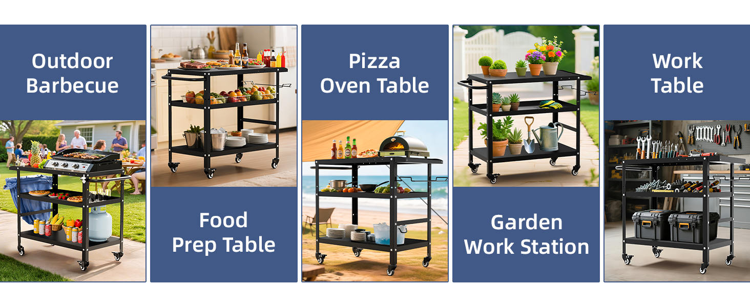 Grill Tables for Outside