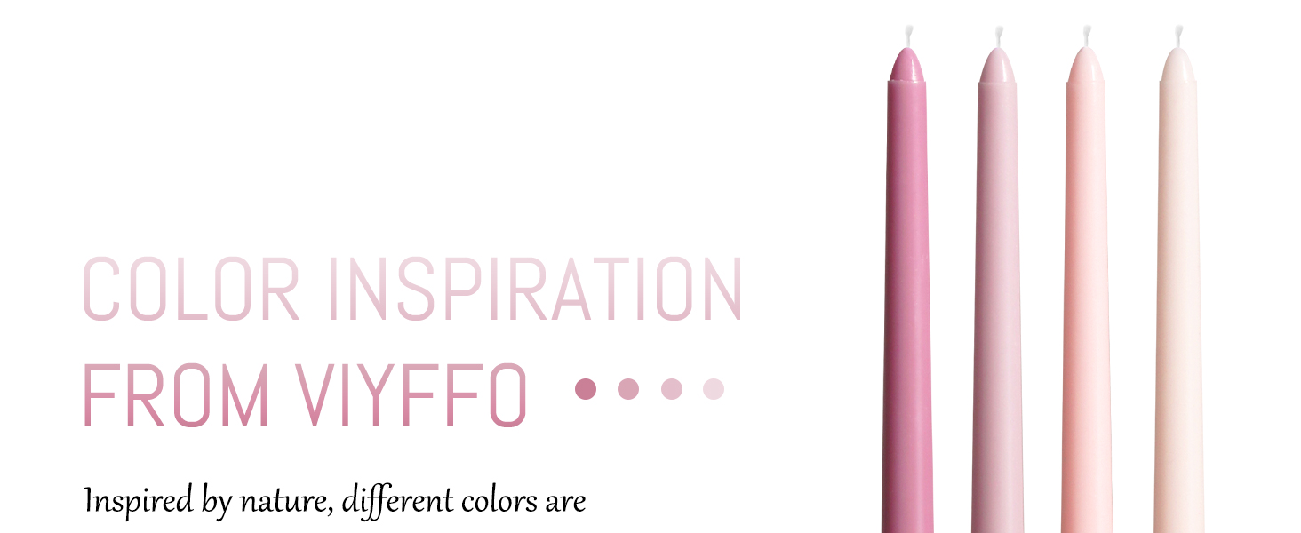 12 Inch Purple Taper Candles Set of 4