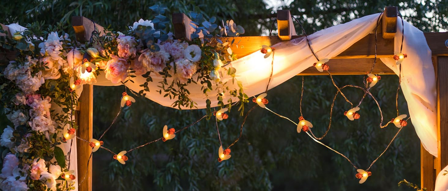 bee solar  lights