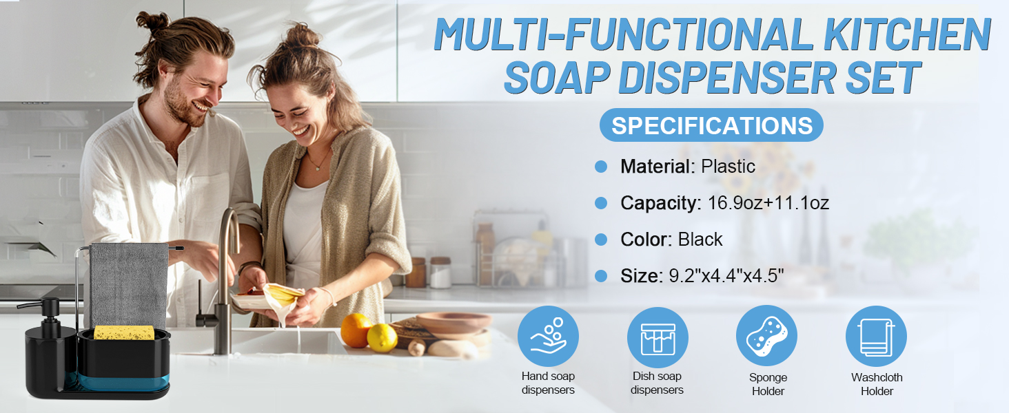 soap dispenser for kitchen sink