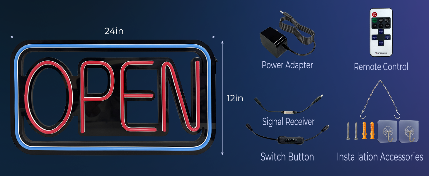led open signs for business