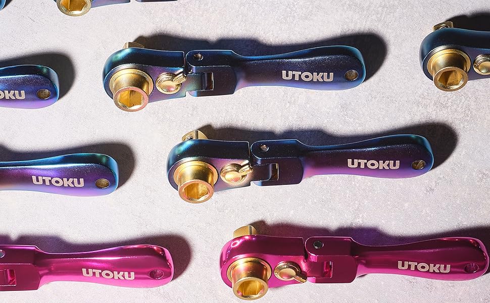 Amazon.com: UTOKU Flexible Head Wrench; 1/4 Ratchet Drive