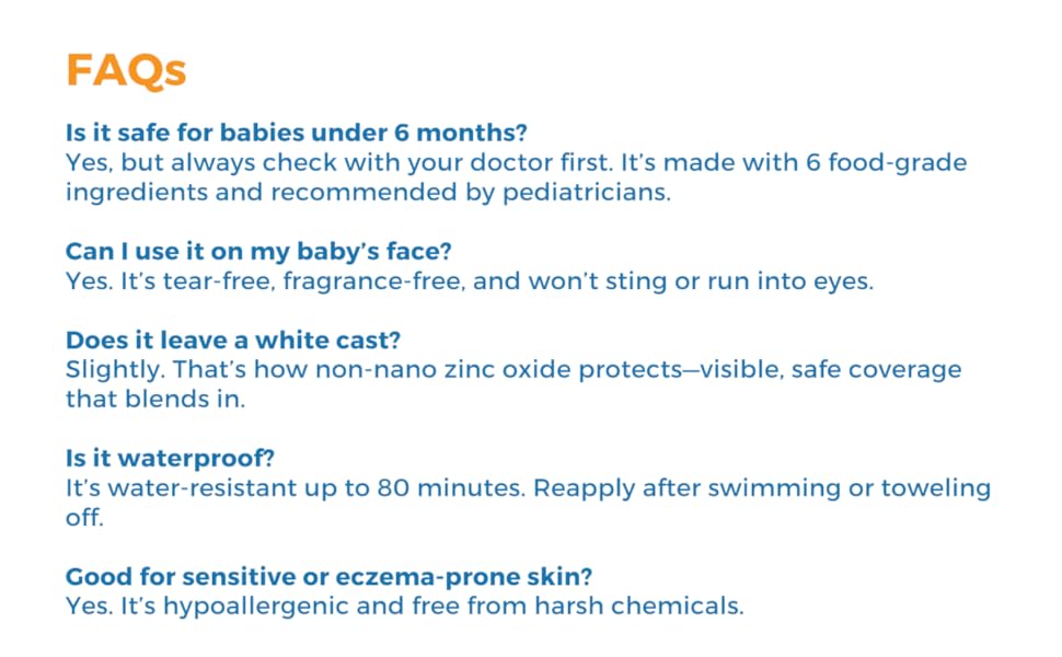 hypoallergenic mineral sunscreen kids sensitive skin organic toddlers zinc oxide child safe sunblock