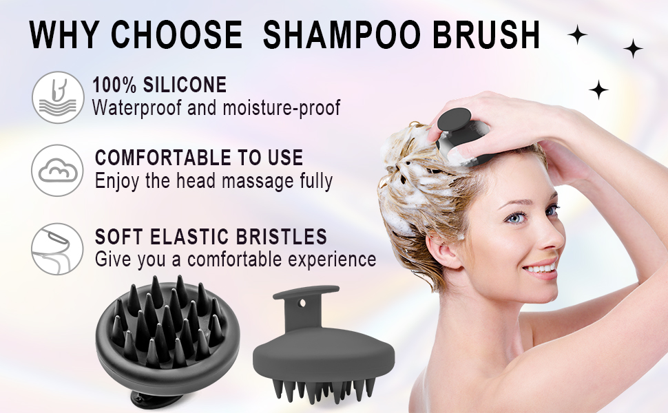 Tizuxa Scalp Massager Shampoo Brush for Hair Growth Head