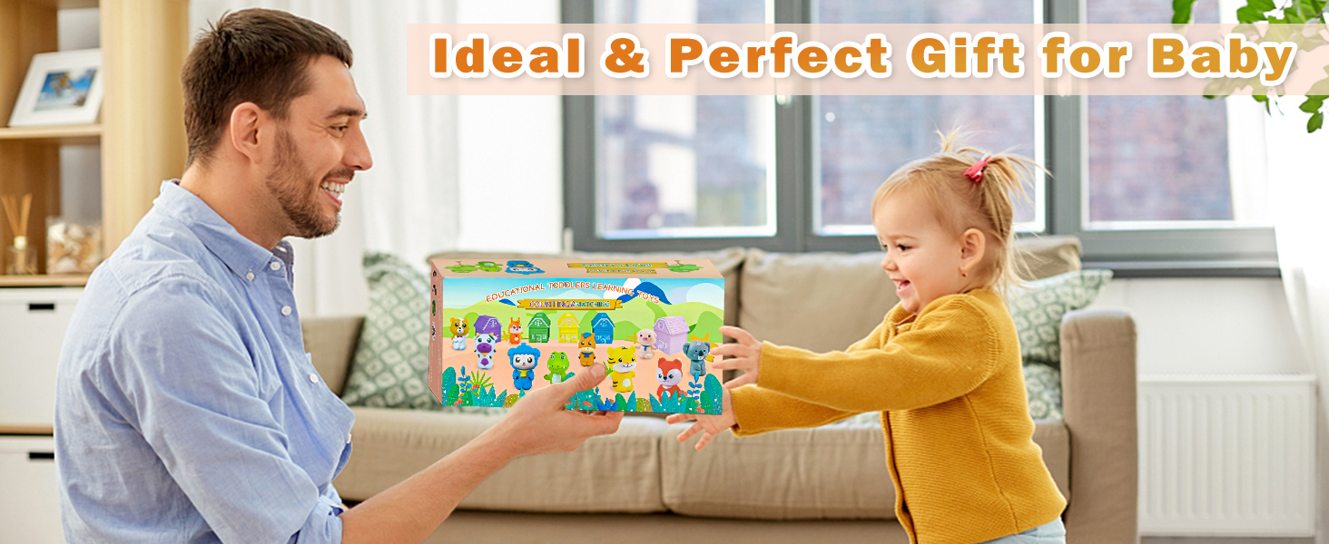 Learning Toys for 1 2 3 Years Old Toddlers, 20 Pcs Farm