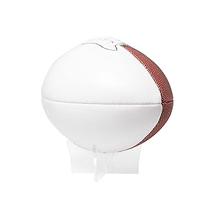 Autograph Football for Trophy Case, Perfect Coaches Gift, Easy to Write on Surface
