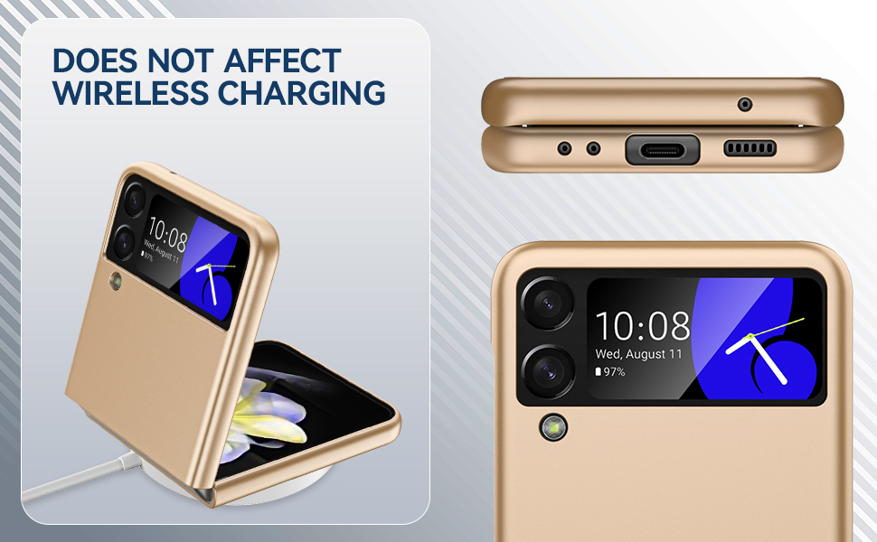 BSNRM Funda para Samsung Galaxy Z Flip 4, funda para Galaxy Z Flip 4