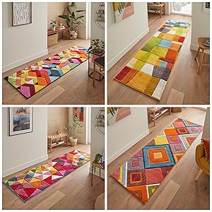 Viva Modern Hall Runner Rugs