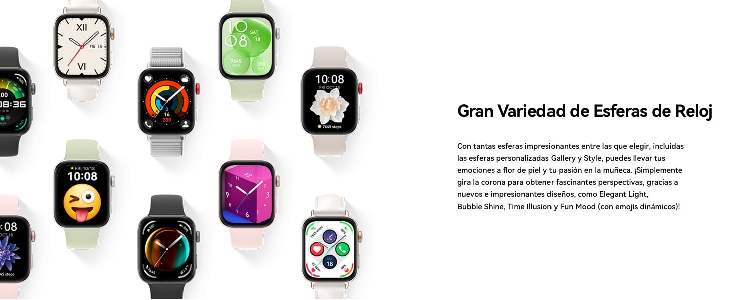 Navi: Gran Variedad de Esferas de Reloj
