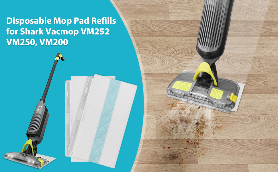 GuanQiao for Shark VACMOP Disposable Hard Floor Vacuum and