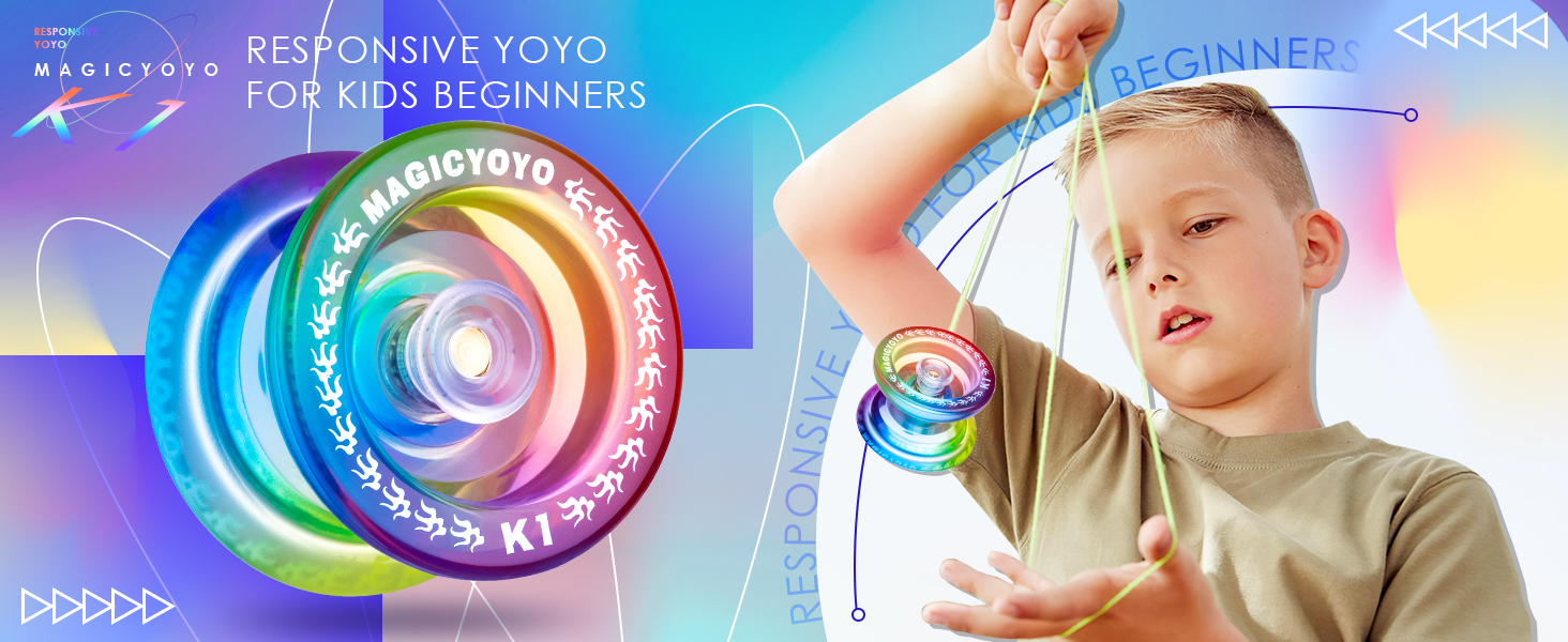 k1 blue pink yellow yoyo