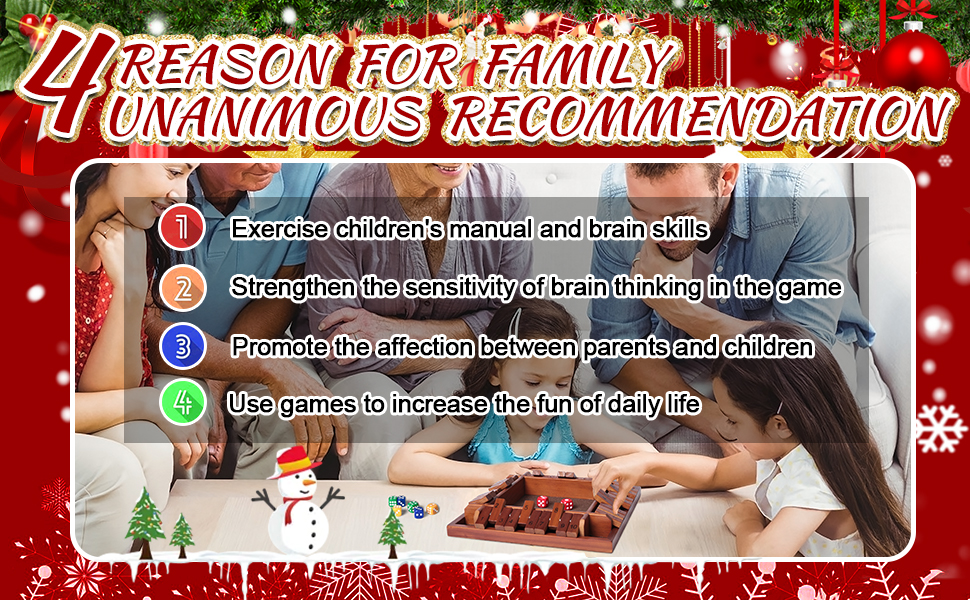 Shut The Box Dice Game