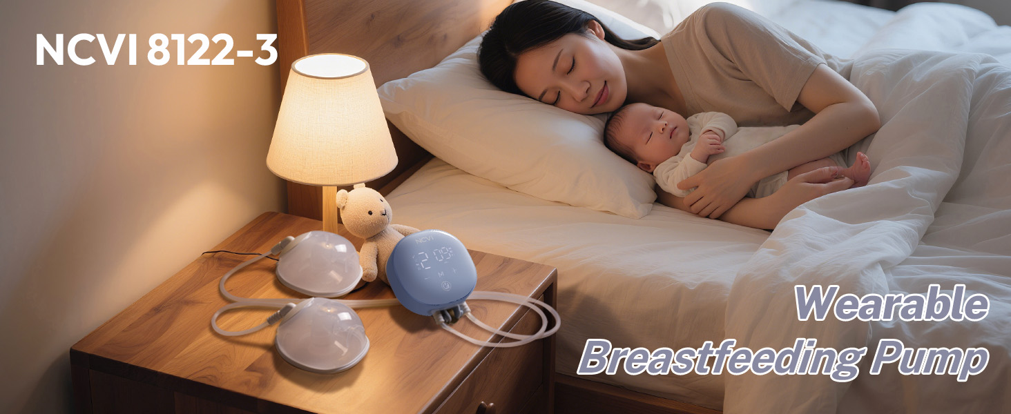 NCVI wearable breast pump hands free