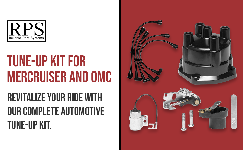 Distributor Cap, Rotor, Points, Condenser and Spark Plug