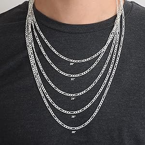 silver chain for men 