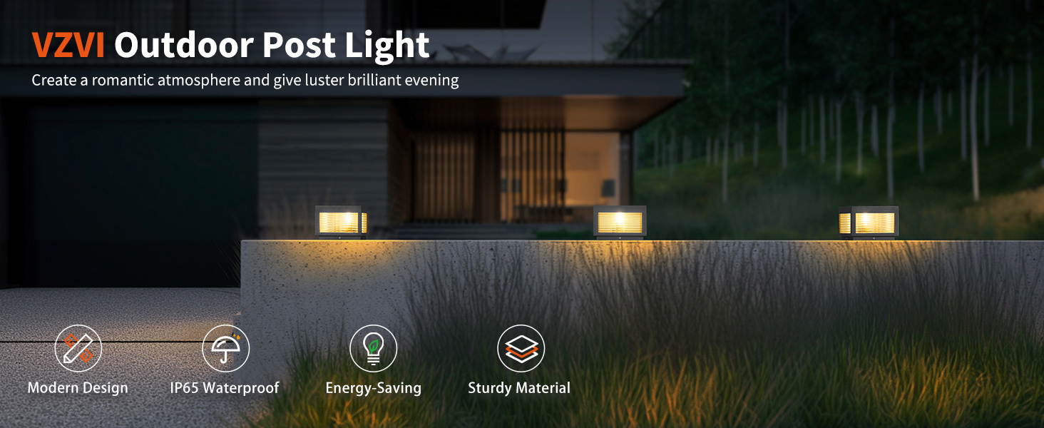 VZVI Outdoor Post Light