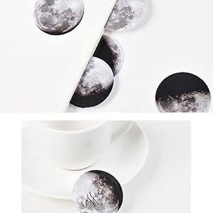 ★moon様 おまとめ4点★ Amazon.co.jp: moin moin シール 月 の 満ち欠け 90枚セット