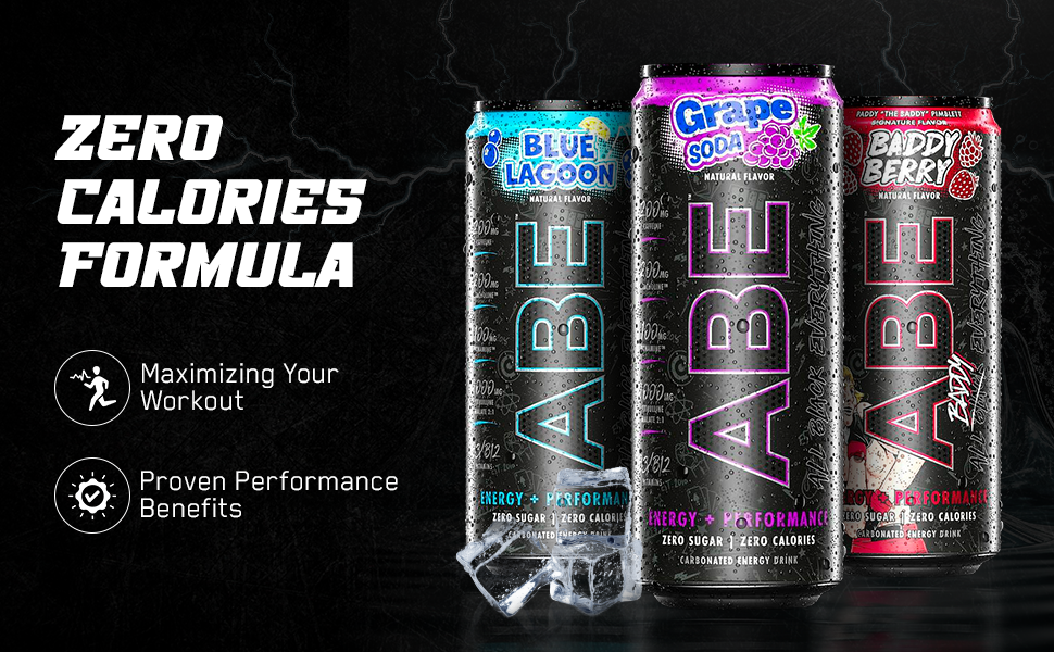 Amazon.com : All Black Everything Sugar Free Energy Drink | Baddy Berry - Do 0 Calorie Energy Drinks Break A Fast