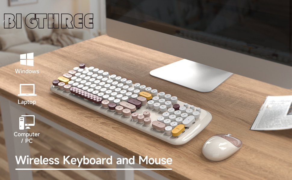 Wireless Keyboard and Mouse Combo