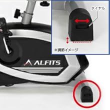 専用品　アルインコ　プログラムバイク6215 AFB 6215 alfits プログラムバイク6215 | フィットネスバイク | 製品情報