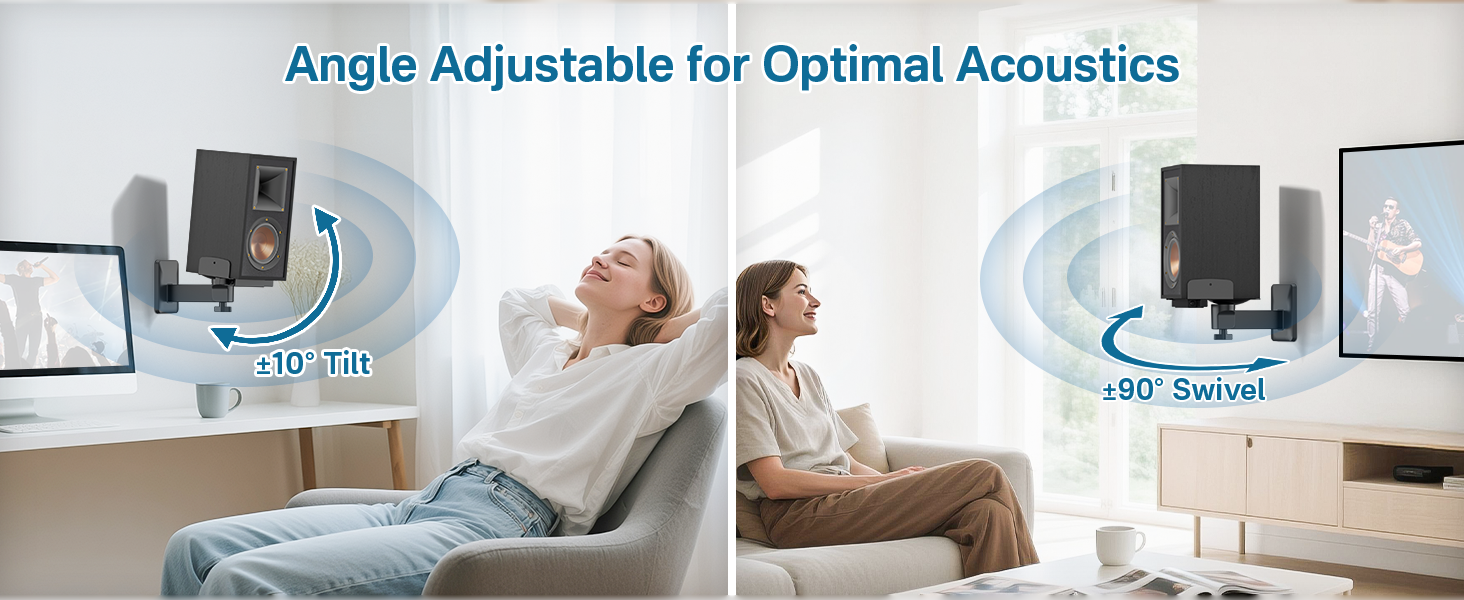Angle Adjustable for Optimal Acoustics