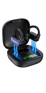 wireless earbuds with earhooks