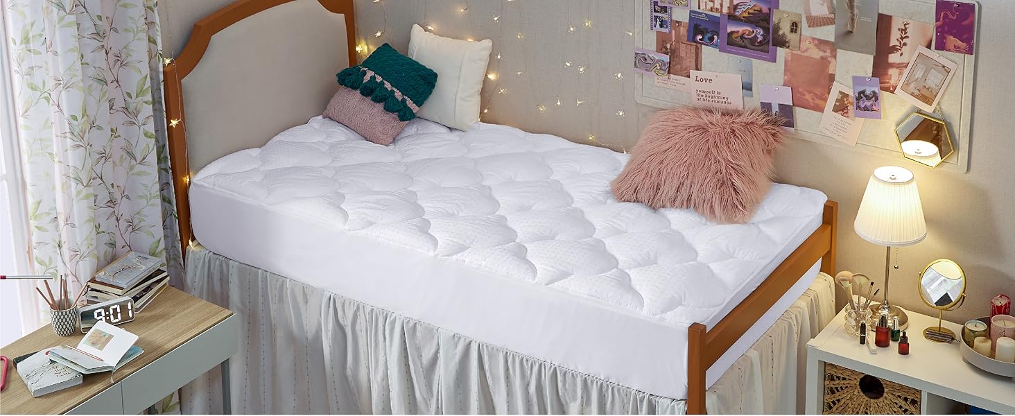 Bedsure Mattress Pad Queen Size Cooling Cotton Mattress