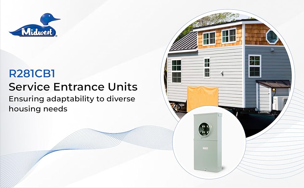 MIDWEST R281CB1 • Metered Service Entrance • Weatherproof 200A OH/UG