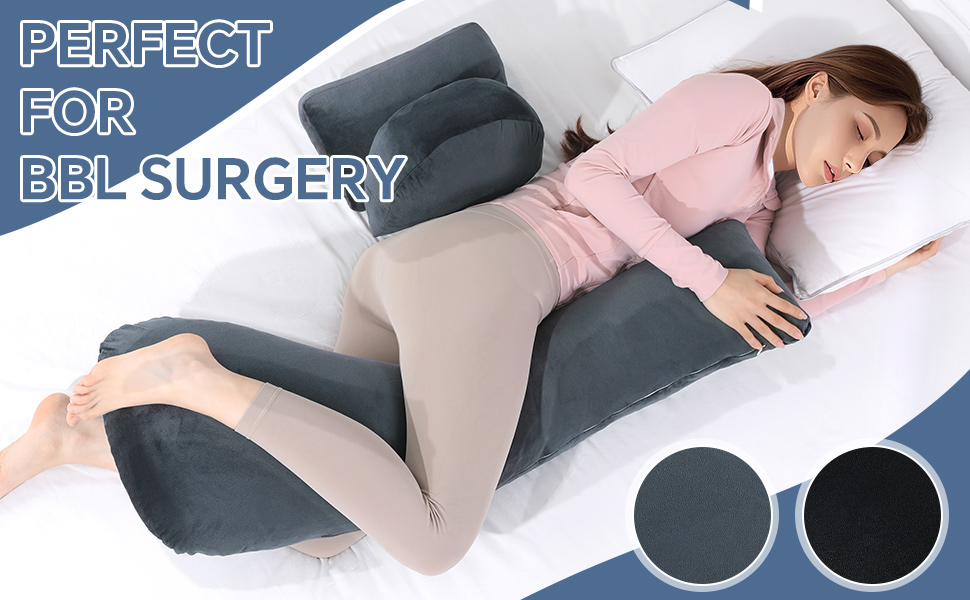 HOMBYS BBL Pillow After Surgery for Stomach and Side Sleepers Adjustable for Comfortful Recovery Sleep Dark Grey B108437c A528 4250 8a55 F11fd0549246. CR0,0,970,600 PT0 SX970 V1