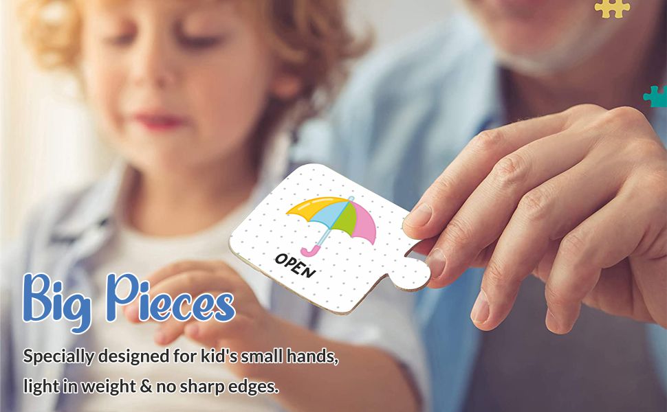 Webby Opposites 2 Pieces Learning Pack Jigsaw Puzzle