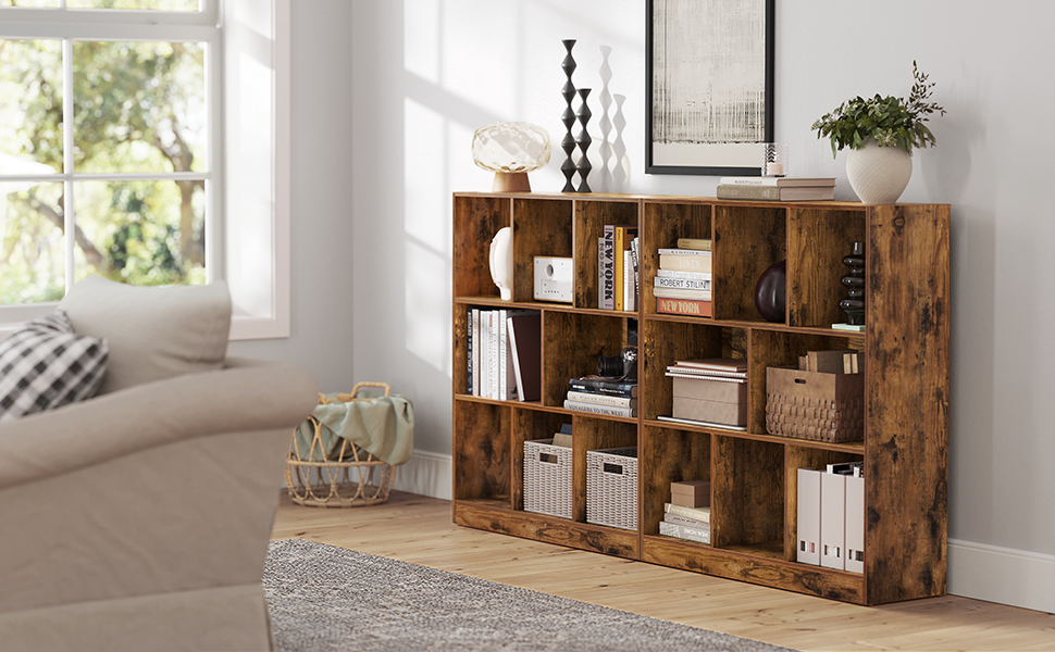 VASAGLE Bookcase with Open Shelves
