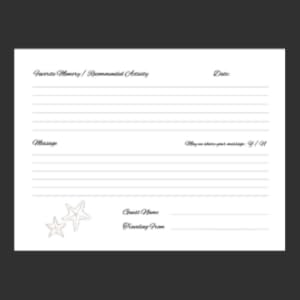 Guest Book: For AirBnb, VRBO, Vacation Rentals, Bed & Breakfasts, Beach Houses, ... 7 Guest Sign in page