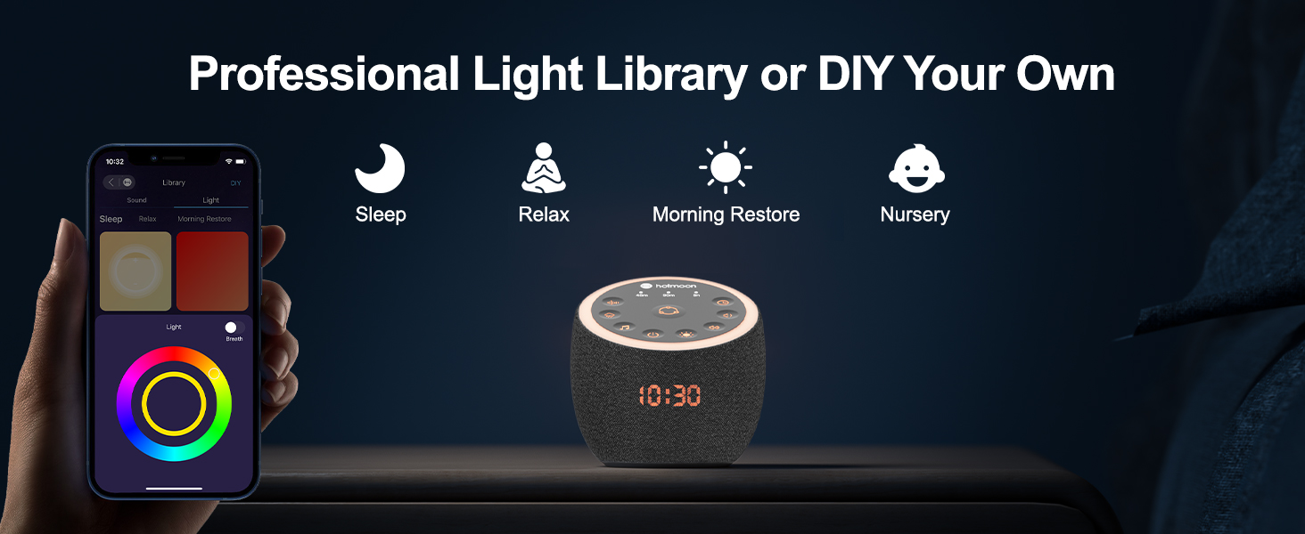 night light sound machine white sound