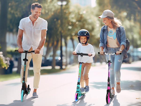  Scooters for Kids with Light-Up Wheels