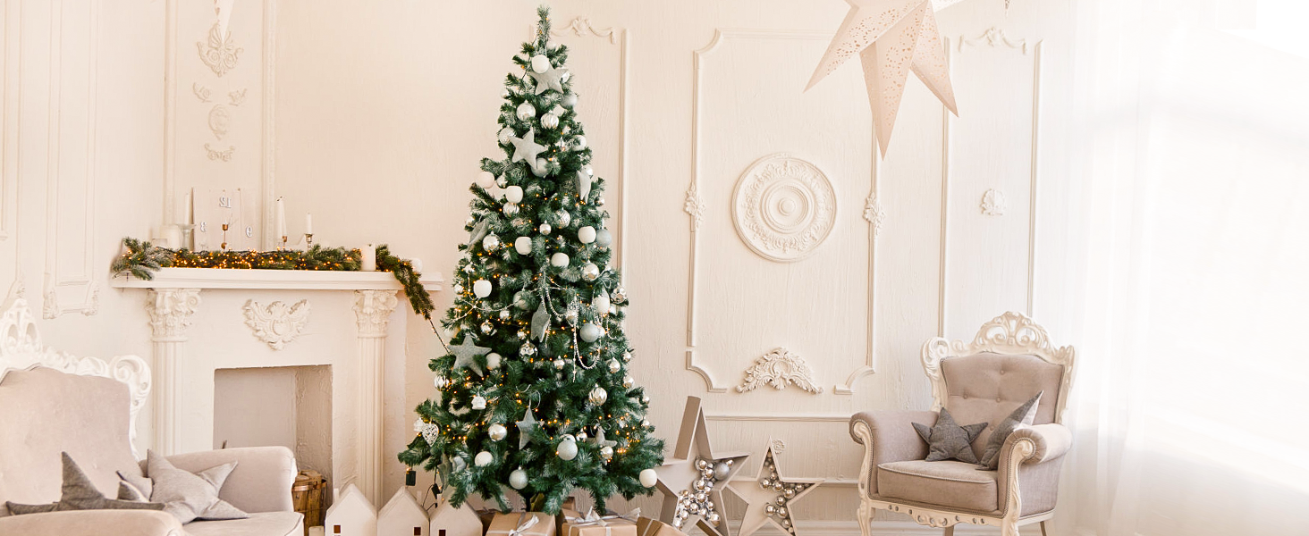 MoNiBloom Artificial Christmas Tree, Full Christmas Tree