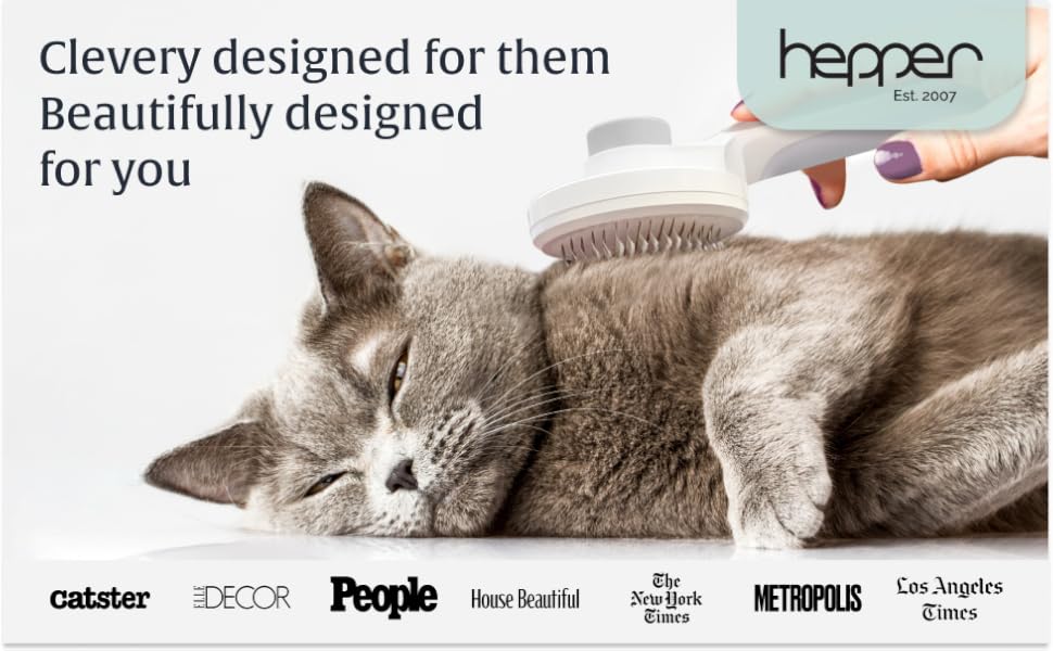 Hepper Deshedding Cat Brush For Shedding Your Cat or Kitten