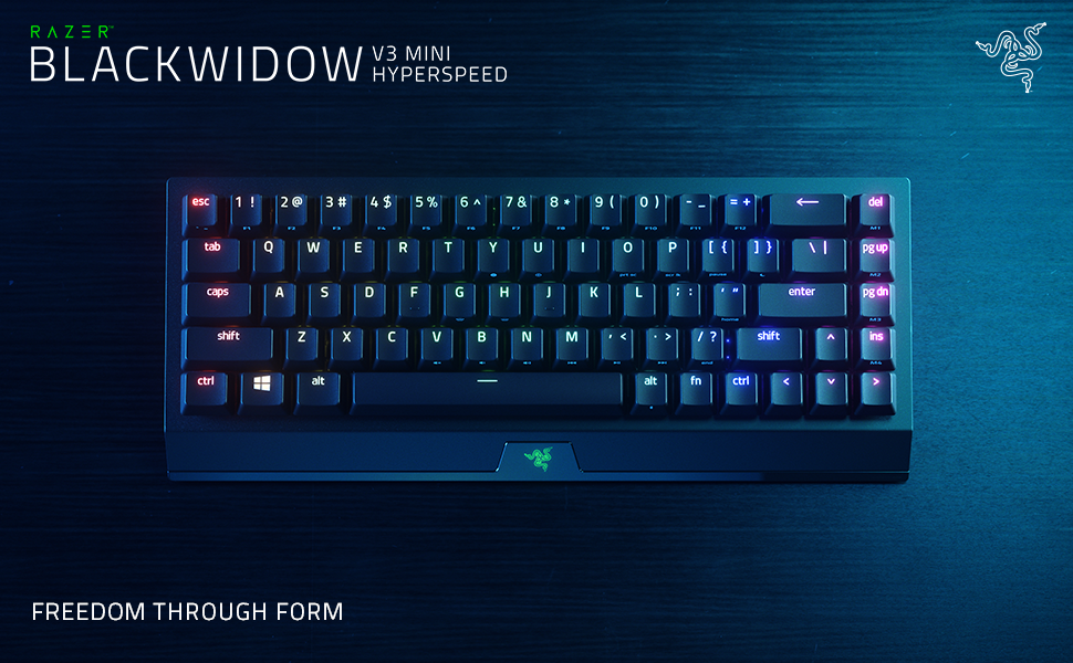 Razer BlackWidow V3 Mini HyperSpeed (Yellow Switch) - US