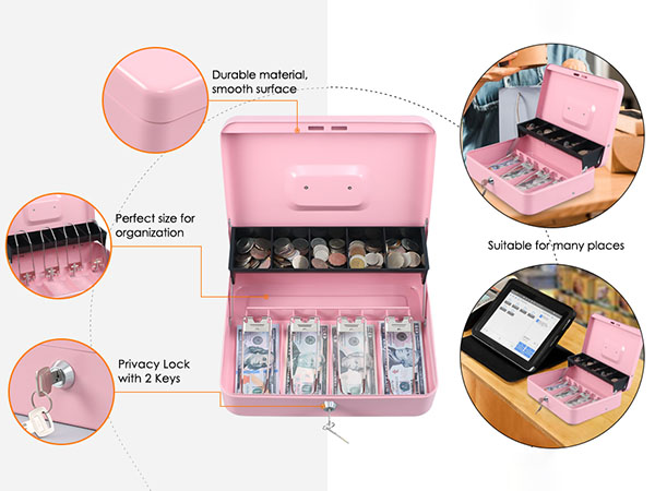 monyhorse × VERDY GIFT BOX Amazon.com : xydled Cash Box with Money Tray and Key Lock