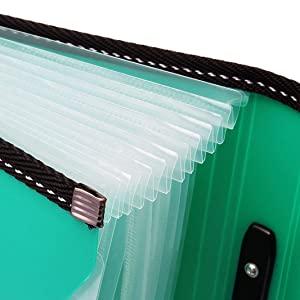 expanding file folder document organizer file certificate letter A4 size paper note holder case