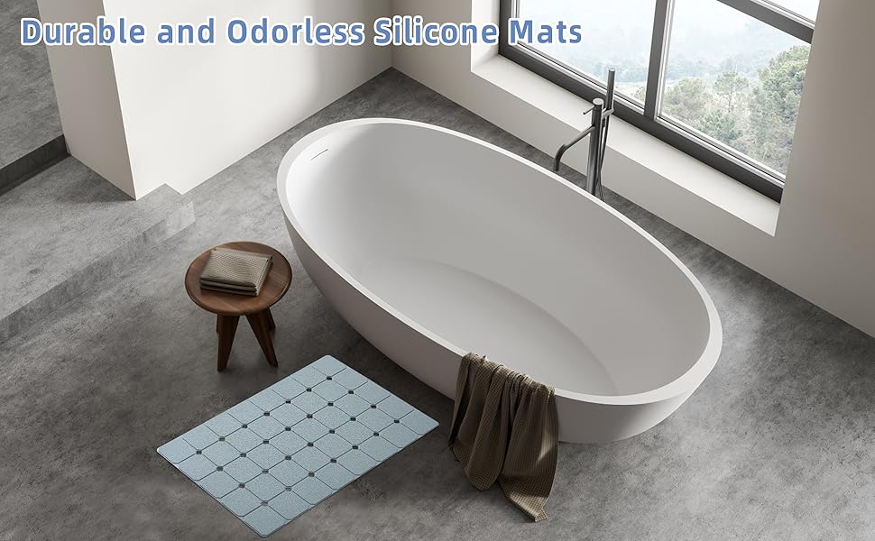 Bathroom mats for non slip shower mats