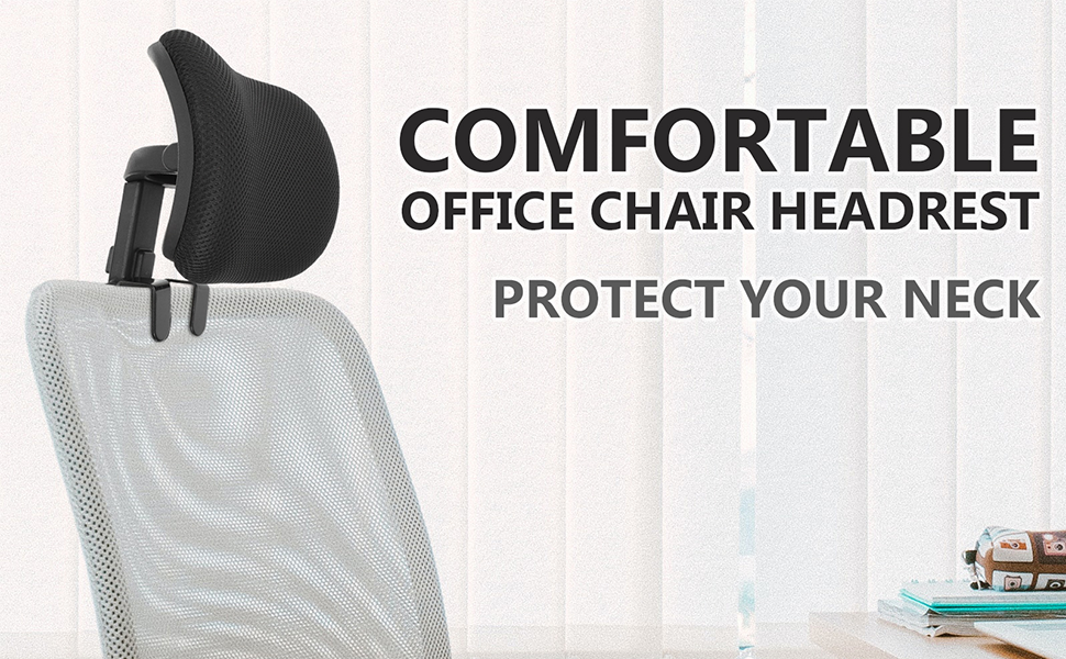 Tofficu Office Chair Headrest Attachment Computer Chair Headrest Adjustable Chair
