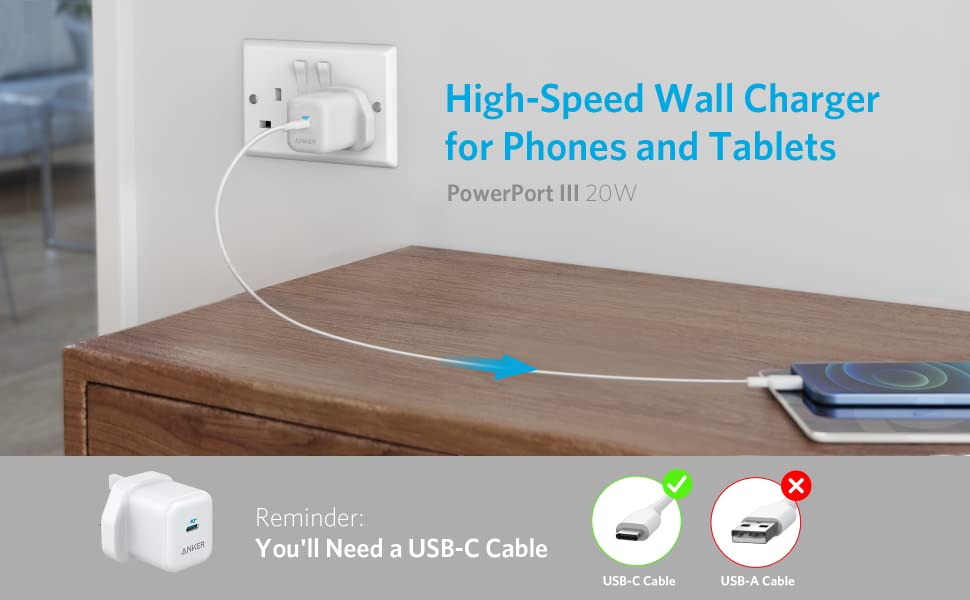 <span id=dots />...<span
id=more>High-Speed Wall Charger for Phone and Tablets 