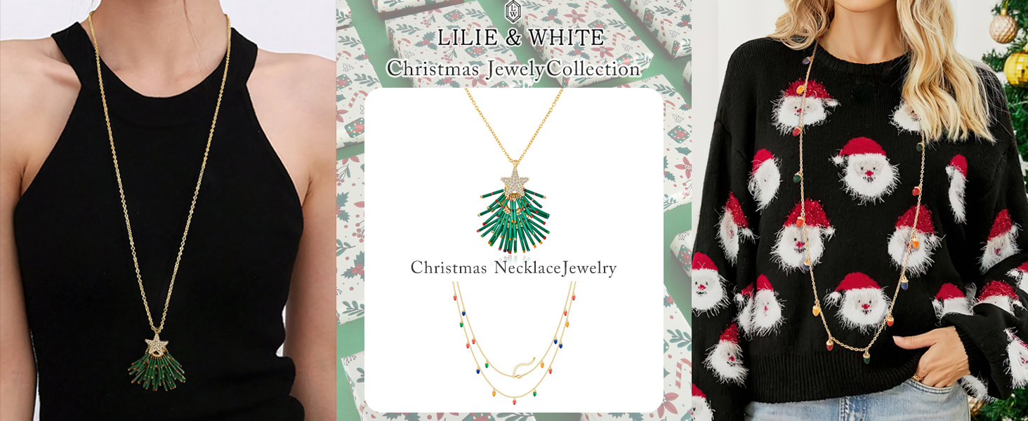 Christmas Necklace Jewelry