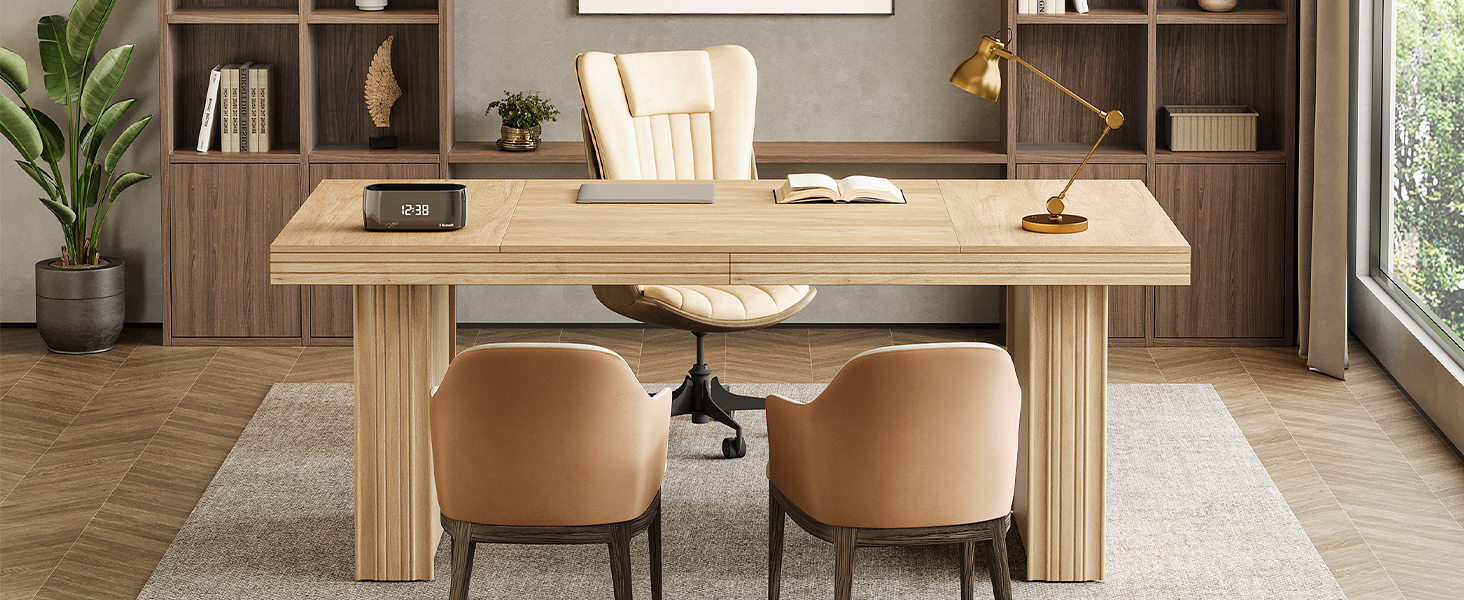 wood executive desk