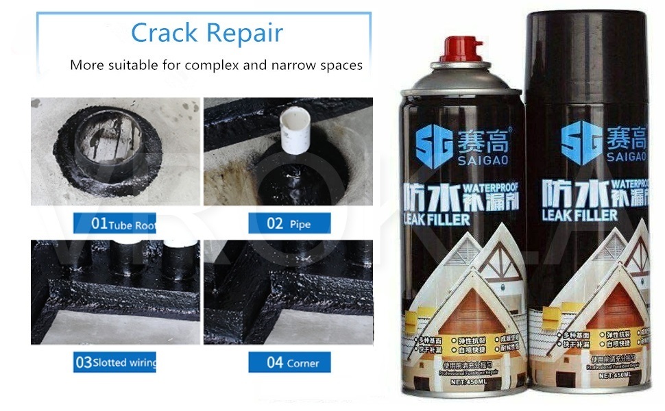 waterproof spray for leakage roof