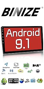 10 inch double din android car stereo