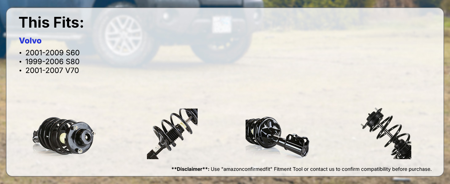  amortiguadores delanteros y traseros,  struts,  struts and shocks complete assembly